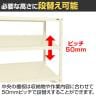 【単体】サカエ RKラック傾斜棚タイプ 単体 幅1800×奥行750×高さ1500mm RKN-8753SI-3