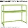 サカエ RKラック 下開放型 均等耐荷重:250KG/段 幅1500×奥行750×高さ1800mm RKN-5782K