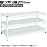 サカエ サカエラック高さ調整タイプ 100kg/段 3段タイプ 幅1500×奥行550×高さ700～800mm TSTN2-1570W