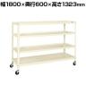 サカエ スーパーキャスターラック ナイロンウレタン車 幅1800×奥行600×高さ1323mm SPR-1324MURNUI