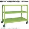 サカエ キャスターラックRK型 幅1500×奥行450×高さ1320mm RKCN-5423