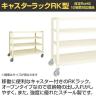 サカエ キャスターラックRK型 幅1500×奥行600×高さ1350mm RKCN-5624I-1