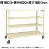 サカエ キャスターラックRK型 幅1800×奥行600×高さ1650mm RKCN-8654