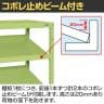 サカエ キャスターラックRK型傾斜棚タイプ 幅1800×奥行750×高さ1970mm RKCN-8783SNU-6