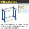 サカエ キャスターラックRK型傾斜棚タイプ 幅1500×奥行600×高さ1970mm RKCN-5683SNUI-4