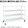 サカエ キャスターラック 幅1200×奥行650×高さ1313mm STN3-1212RW