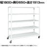 サカエ キャスターラック 幅1800×奥行650×高さ1913mm STN3-1818RW