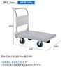 サカエ 樹脂ハンドカー 取手折りタタミ式 サイレントキャスター 幅900×奥行600×高さ859mm LHN-20CS-1