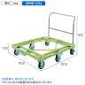 サカエ 自在移動回転台車 超重量型 取手付き 幅1010×奥行1010×高さ952mm RH-1TG-1