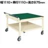 サカエ パレットサイズ移動作業台 幅1110×奥行1110×高さ875mm PLB-117FI