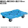 サカエ サカエメッシュキャリー ストッパー付き 幅520×奥行390×高さ118mm SCR-M400EBS
