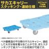 サカエ サカエキャリー エラストマー車 幅620×奥行430×高さ118mm SCR-B450EKB-1