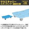 サカエ サカエキャリー サイレントエラストマー車仕様 幅620×奥行430×高さ118mm SCR-B450SEKB-1