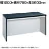 サカエ サイド実験台 オープンタイプ 幅1200×奥行750×高さ800mm ST-12K