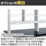 サカエ サイド実験台 オープンタイプ 幅1200×奥行750×高さ800mm ST-12K-4