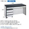 サカエ サイド実験台 キャビネットワゴン1台 引出し付き 幅1500×奥行750×高さ800mm STA-15LA-10