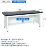 サカエ 実験用作業台KFTタイプ 幅1200×奥行750×高さ715mm KFT-1275P-1