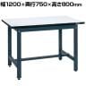 サカエ 軽量実験用作業台KHMタイプ 幅1200×奥行750×高さ800mm KHM-1275