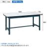 サカエ 軽量実験用作業台KHMタイプ 幅1800×奥行750×高さ800mm KHM-1875-1