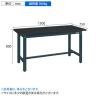 サカエ 中量実験用作業台CHCタイプ 幅1500×奥行750×高さ800mm CHC-1575-1