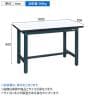 サカエ 実験用中量作業台 メラミン天板 幅1800×奥行900×高さ800mm CHM-1890D-1