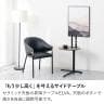 幅500mm 円形 サイドテーブル 昇降式 ELVA セラミック天板 石目調 シンプル モダン ソファテーブル おしゃれ ナイトテーブル 寝室 リビング 黒 ブラック ベージュ-7