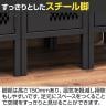 【法人様限定】ヴィンテージ風スリムロッカー 2人用 1列2段 ハンガー付き フック付き 幅305×奥行380×高さ1675mm 下駄箱 シューズロッカー シューズボックス オフィスロッカー 【完成品】-7