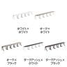 【法人様限定】LASHデスク ラッシュハーフレッグ フリーアドレスデスク 片面5連タイプ 配線ダクト付き 幅5000×奥行600×高さ720mm-1