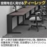 【法人様限定】LASHデスク ティーレッグハーフ フリーアドレスデスク 片面5連タイプ 配線ダクト付き 幅6000×奥行600×高さ720mm-7