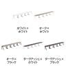 【法人様限定】LASHデスク ラッシュハーフレッグ フリーアドレスデスク 片面5連タイプ 配線ダクト付き 幅6000×奥行700×高さ720mm-1