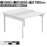 【法人様限定】LASHデスク フォーレッグホールレッグ フリーアドレスデスク 両面タイプ 配線ダクト付き 幅1000×奥行1200×高さ720mm