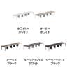【法人様限定】LASHデスク フォーレッグホールレッグ フリーアドレスデスク 両面5連タイプ 配線ダクト付き 幅5000×奥行1200×高さ720mm-1