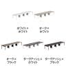 【法人様限定】LASHデスク フォーレッグホールレッグ フリーアドレスデスク 両面4連タイプ 配線ダクト付き 幅4800×奥行1200×高さ720mm-1