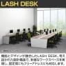 【法人様限定】LASHデスク ベンチハーフ フリーアドレスデスク 片面タイプ 配線ダクト付き 幅1000×奥行700×高さ720mm-5
