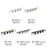 【法人様限定】LASHデスク フォーレッグハーフ フリーアドレスデスク 片面5連タイプ 配線ダクト付き 幅5000×奥行700×高さ720mm-1