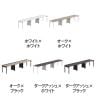 【法人様限定】LASHデスク フォーレッグハーフ フリーアドレスデスク 片面3連タイプ 配線ダクト付き 幅3600×奥行700×高さ720mm-1
