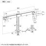 スタープラチナ モニターアーム 13～32インチ対応 アルミ合金採用 モニター2台対応 TVSOFBA120S デュアル-13