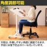 スタープラチナ 昇降ミニデスク 傾斜台 手動レバー式 キャスター付き 在宅勤務 幅690×奥行480×高さ720～1115mm TVSOFLD703-4