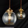 【LED電球付き】ペンダントライト ポメリー ガラス 照明 1灯 天井照明 北欧 シンプル 海外インテリア モダン かわいい インテリア ライト ゴールド-3