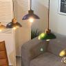 【LED電球付き】ペンダントライト ペタル アルミ 照明 天井照明 ヴィンテージ アンティーク オシャレ レトロ LED 電球付き 国産-4