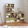 フリーラック 全棚可動 本棚 シェルフ 深型 強化棚 サイズオーダー タナリオ 幅850～900×奥行440×高さ1800mm 白井産業 国産-9