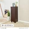 下駄箱 シューズボックス スリム 隙間 約6足収納 靴箱 玄関収納 シューズラック フルニコ FUL-1035D 幅328×奥行364×高さ990mm 白井産業-5