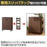 下駄箱 シューズボックス 通気性 抜群 約24足収納 スリット扉 靴箱 玄関収納 シューズラック ガルバートン GBP-1075D 幅750×奥行362×高さ1026mm 白井産業-17