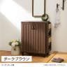 下駄箱 シューズボックス 通気性 抜群 約24足収納 スリット扉 靴箱 玄関収納 シューズラック ガルバートン GBP-1075D 幅750×奥行362×高さ1026mm 白井産業-6