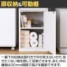 食器棚 スリム スライド棚 キッチン収納 モデレオ MDL-1840SL WH 幅388×奥行392×高さ1798mm 白井産業-8