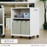 サイドワゴン デスク下ワゴン オフィスコ2 キャスター付き 幅450×奥行343×高さ591mm 白井産業-8