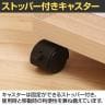 サイドワゴン デスクワゴン オフィスコ2 キャスター付き 幅450×奥行343×高さ592mm 白井産業-12