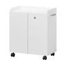 サイドワゴン オフィスコ2 鍵付き OF2-6050DC ホワイト 幅500×奥行310×高さ592mm 白井産業-19