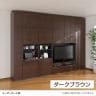キャビネット 壁面収納 チェスト 飾り棚 巾木よけ 配線穴 耐震ラッチ ポルターレ POR-1860DH 幅600×奥行416×高さ1800mm 白井産業 国産-3