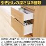 チェスト カウンター下 引き出し キッチン収納 ピタシエ PTS-8545H 幅450×奥行296×高さ849mm 白井産業-13